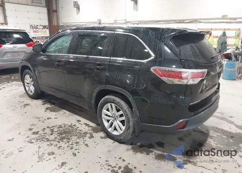 2016 Toyota Highlander Le V6 from USA, damaged, VIN 5TDBKRFH9GS291450